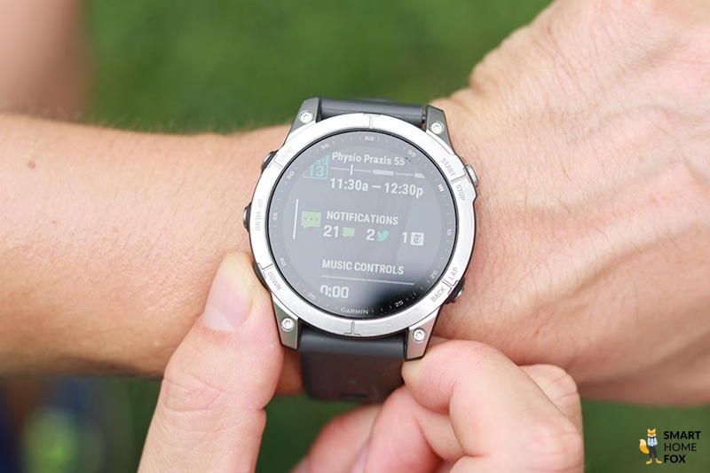 Garmin Fenix уведомления